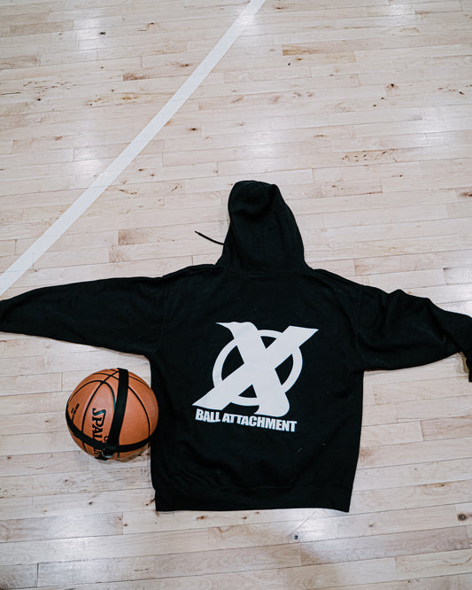 Ball Attachment Hoodie - Black